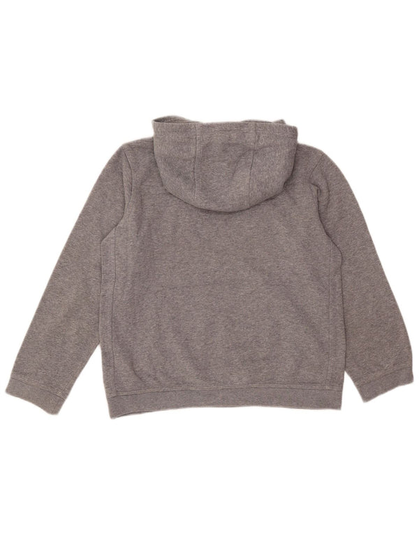 NIKE Boys Standard Fit Hoodie Džemper 12-13 godina veliki sivi pamuk