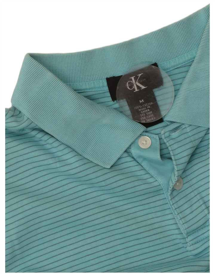 CALVIN KLEIN Muška polo majica, pamuk na srednje plave pruge