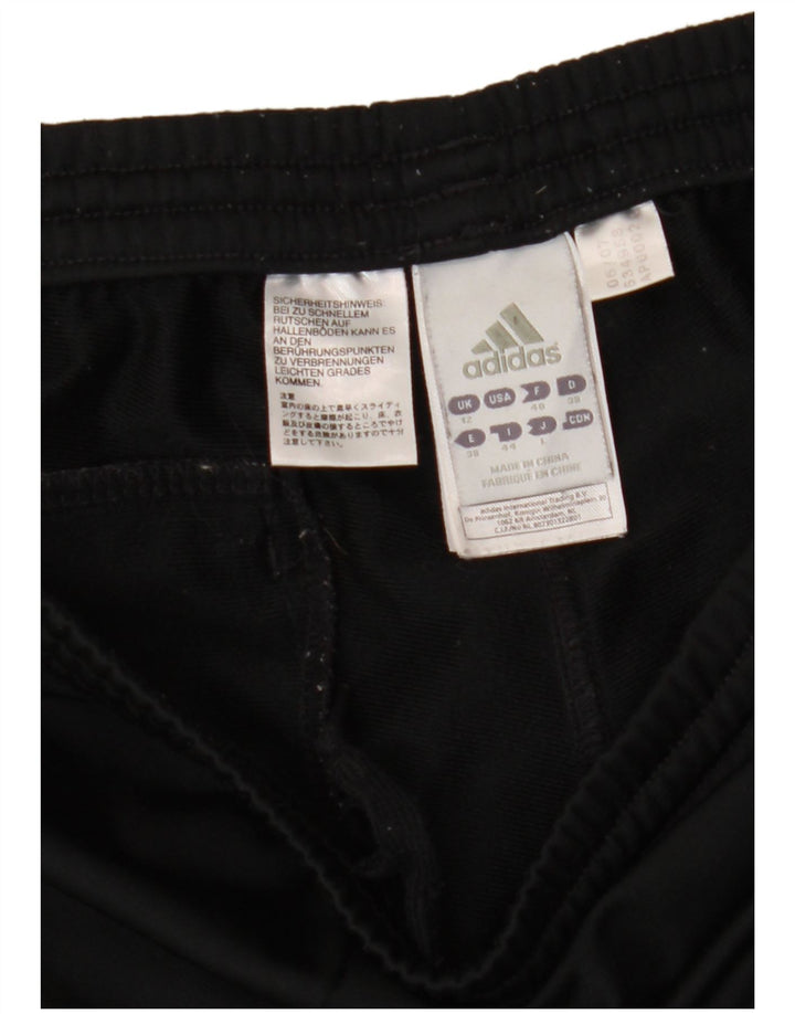 ADIDAS Womens Tracksuit Trousers UK 12 Medium Black Polyester Vintage Adidas and Second-Hand Adidas from Messina Hembry 