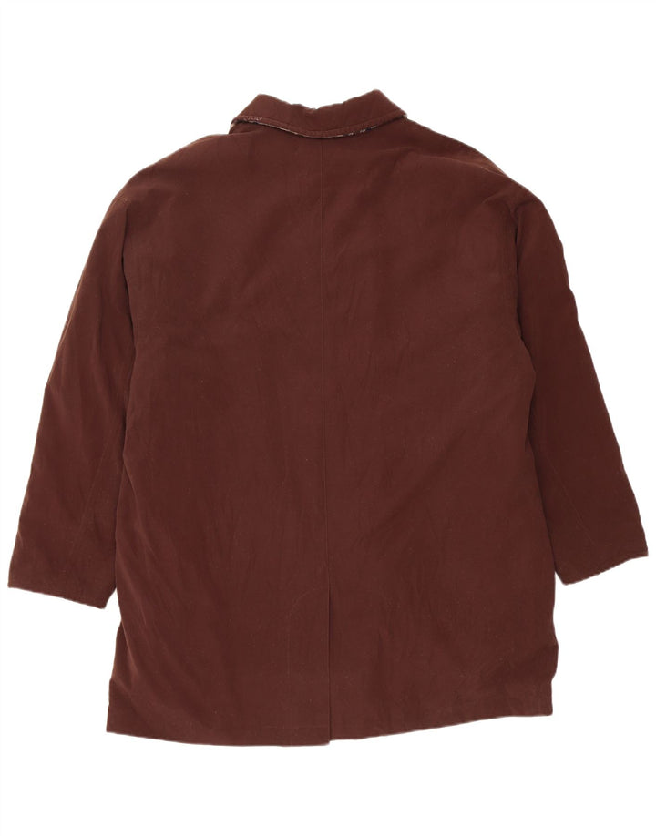 Aquascutum Ženski Gore-Tex veliki kaput UK 14 Srednje smeđi poliester