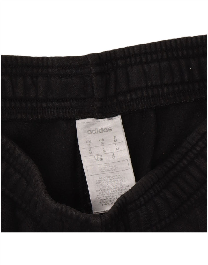 ADIDAS Mens Tracksuit Trousers Joggers Medium  Black Cotton