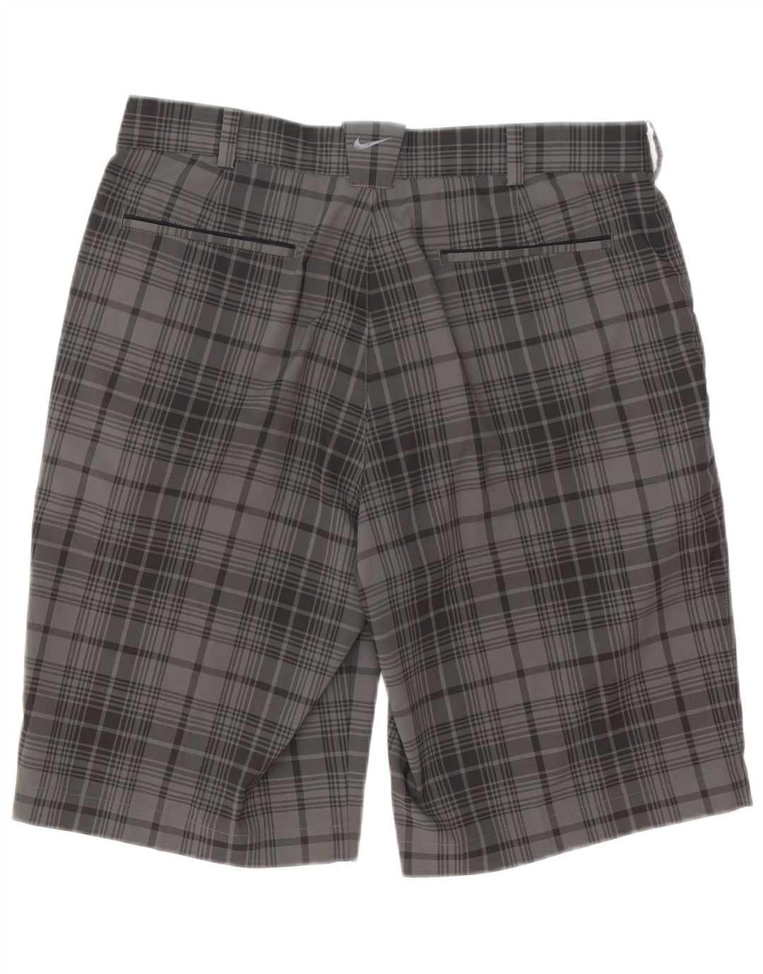 Nike muške kratke hlače Dri Fit Chino W32 srednje sivi karirani poliester