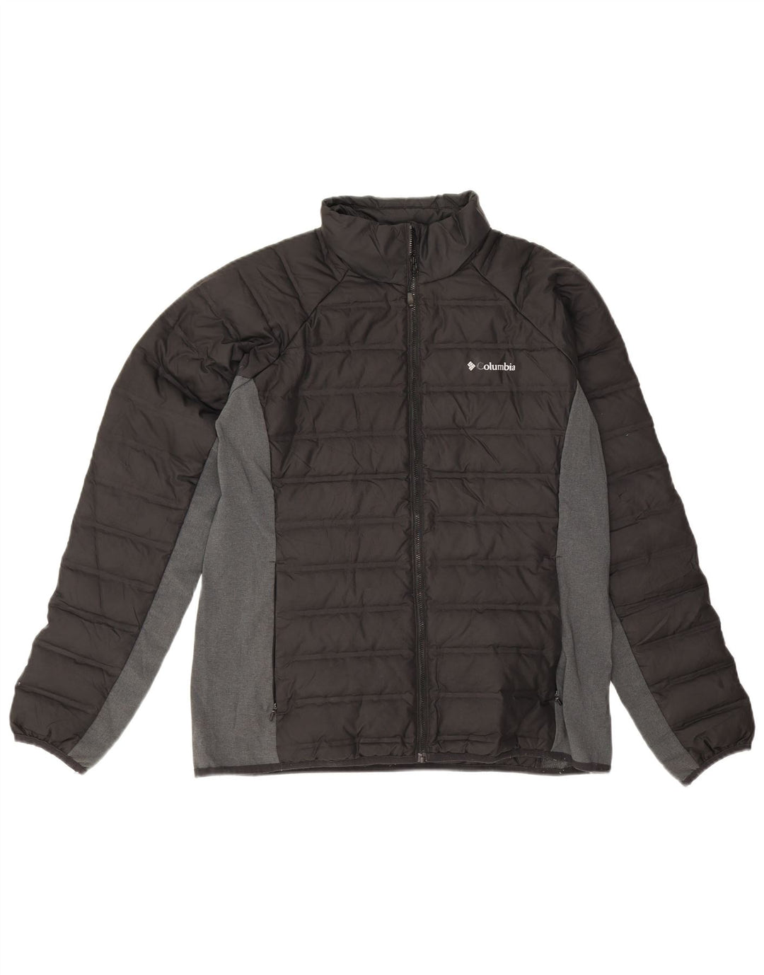 Columbia muška podstavljena jakna UK 40 veliki crni poliester u boji