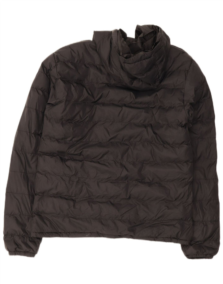 Mountain Warehouse Muška podstavljena jakna s kapuljačom UK 38 Srednji crni najlon