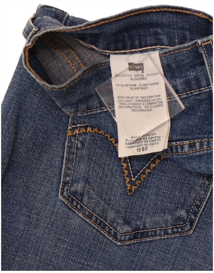 LEVI'S ženske 506 ravne traperice US 10 Large W30 L27 plavi pamuk