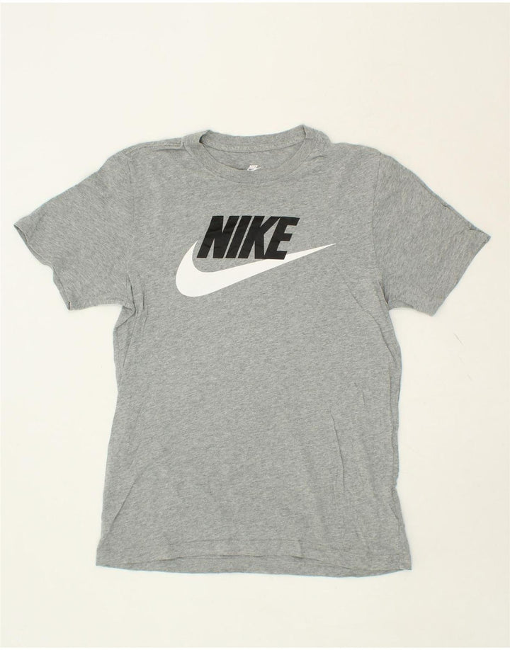 NIKE Mens Graphic T-Shirt Top Small Grey Cotton Vintage Nike and Second-Hand Nike from Messina Hembry 