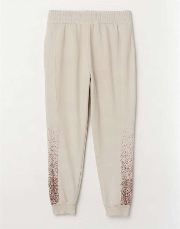 Puma ženske trenirke hlače Joggers UK 6 XS bijele točke