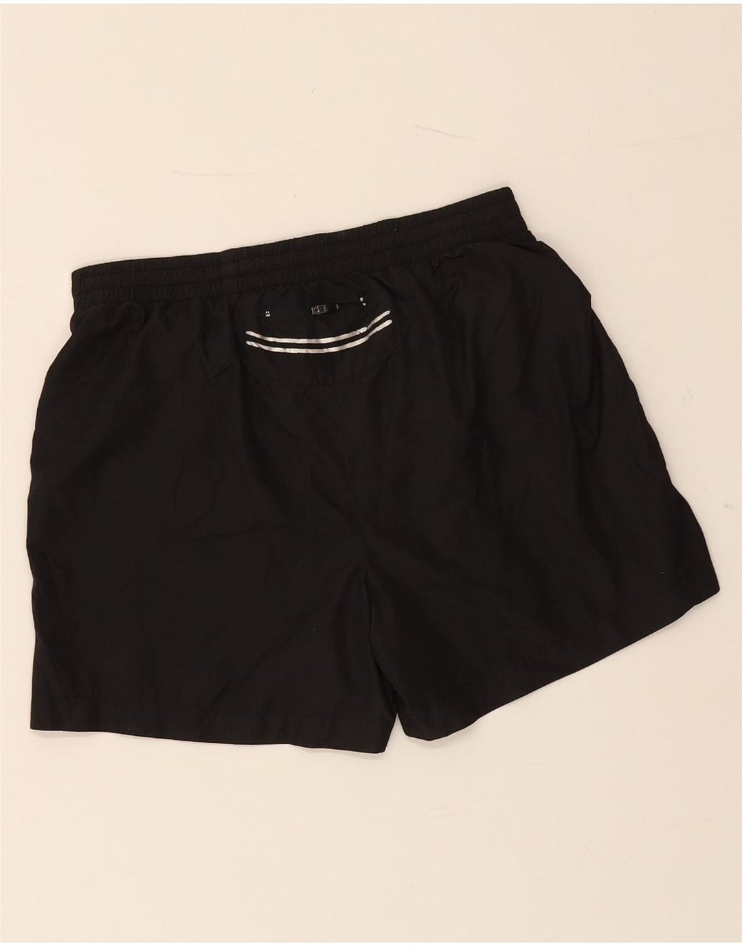 ASICS ženske sportske kratke hlače UK 10 male crne kamuflažne poliesterske boje