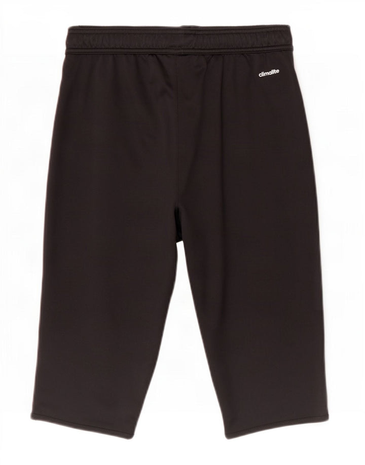 Adidas ženske sportske kratke hlače Climalite Bermuda UK 10, mali crni poliester