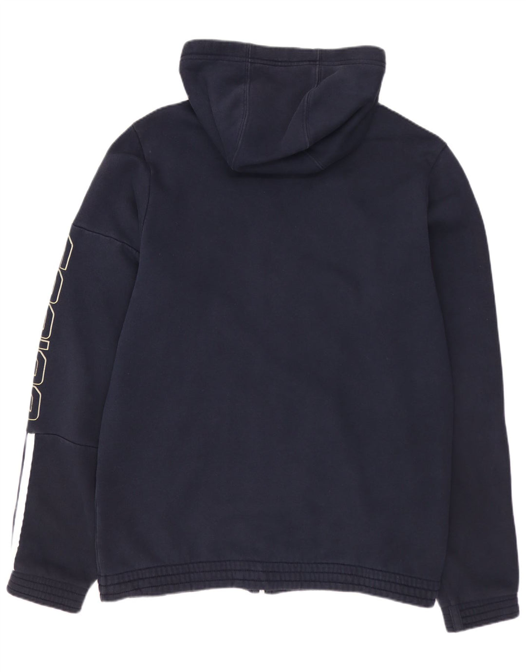 ADIDAS muški pulover s kapuljačom s patentnim zatvaračem, srednje tamnoplavi pamuk