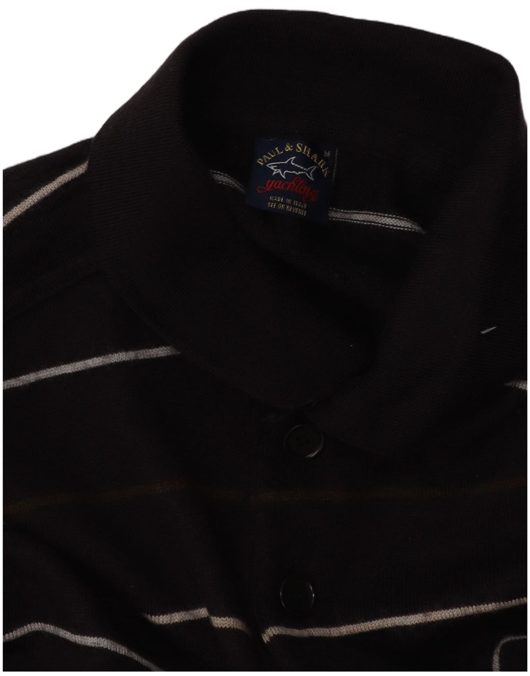 PAUL & SHARK Muški pulover s polo izrezom za jahte srednje tamnoplave boje