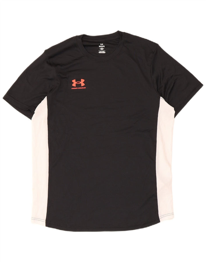 Under Armour muška pripijena majica kratkih rukava Veliki crni poliester u boji