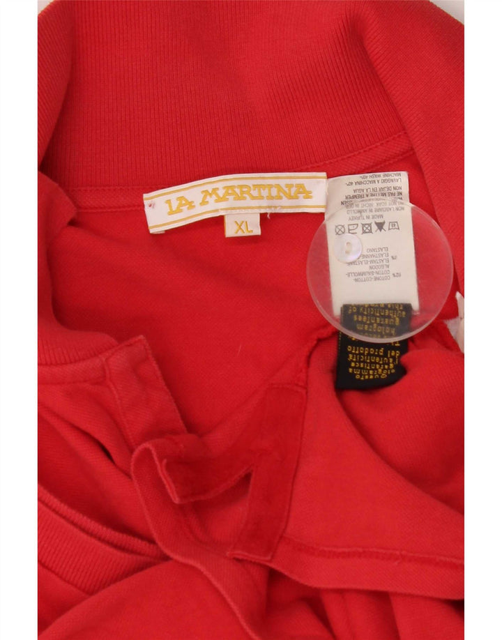 La Martina ženska pulover majica UK 18 XL crveni pamuk