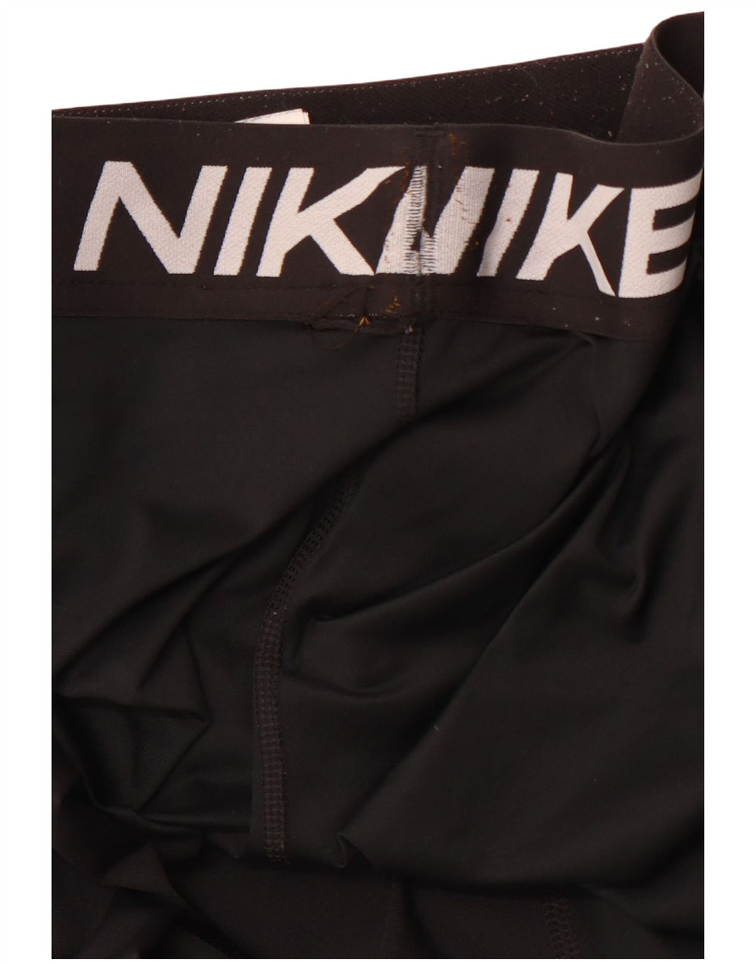 NIKE Ženske Dri Fit grafičke tajice UK 8 Male crne poliesterske