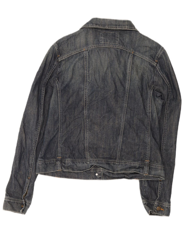 Kiabi ženska jakna od kratkog trapera UK 14 Large Blue Cotton