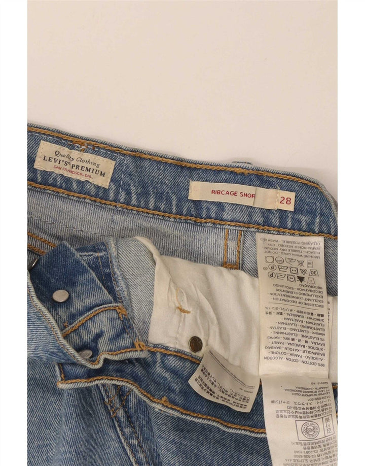 Levi's ženske traper kratke hlače srednje veličine W28, plavi pamuk