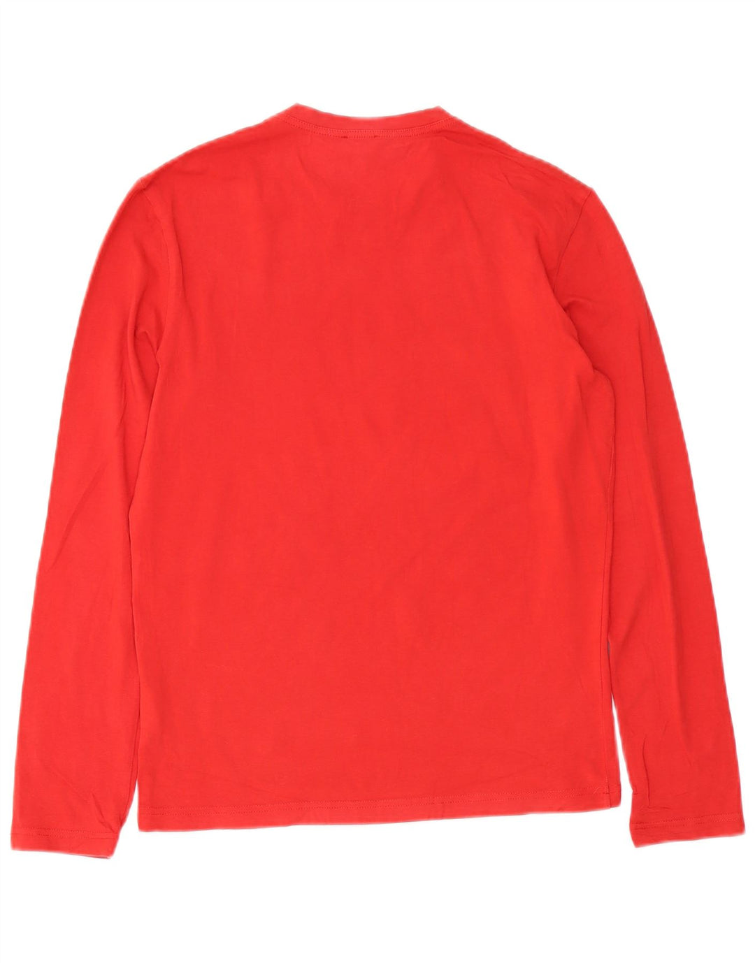 CALVIN KLEIN JEANS Ženska majica dugih rukava UK 14 Srednje crveni pamuk