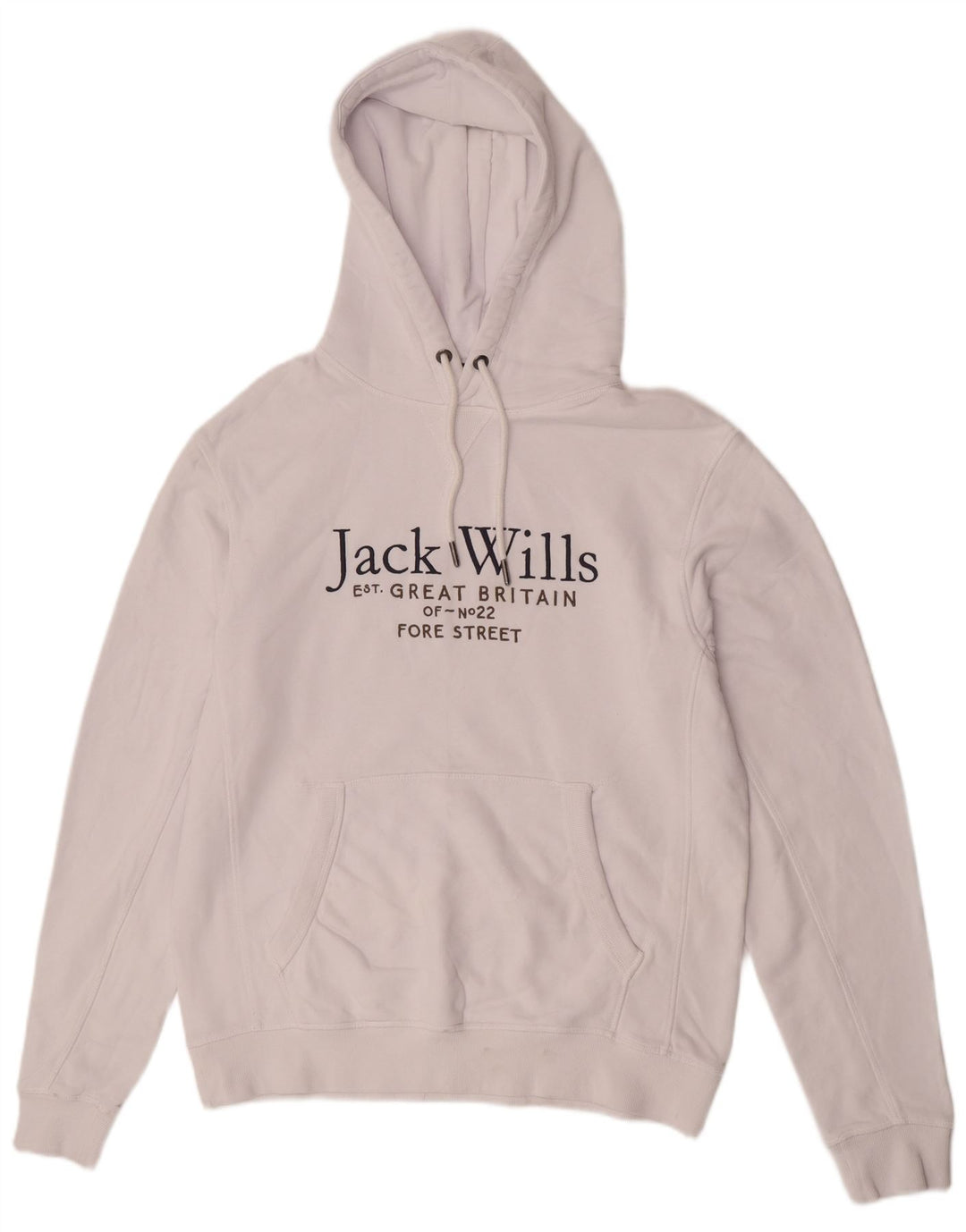Jack Wills muška majica s kapuljačom srednje veličine, bijeli pamuk