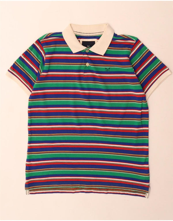 Crew Clothing Muška polo majica s velikim raznobojnim prugama