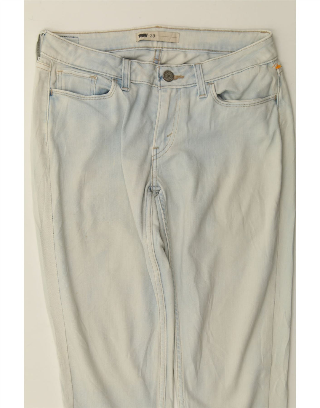 LEVI'S Womens Skinny Jeans W29 L29 Blue Cotton Vintage Levi's and Second-Hand Levi's from Messina Hembry 