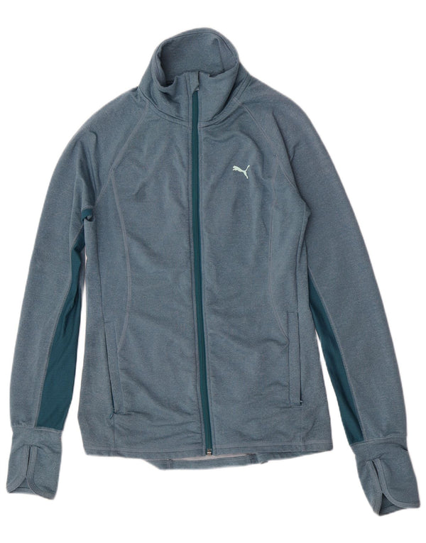 Puma ženska gornja jakna trenirke UK 8 Small Blue Colourblock poliester