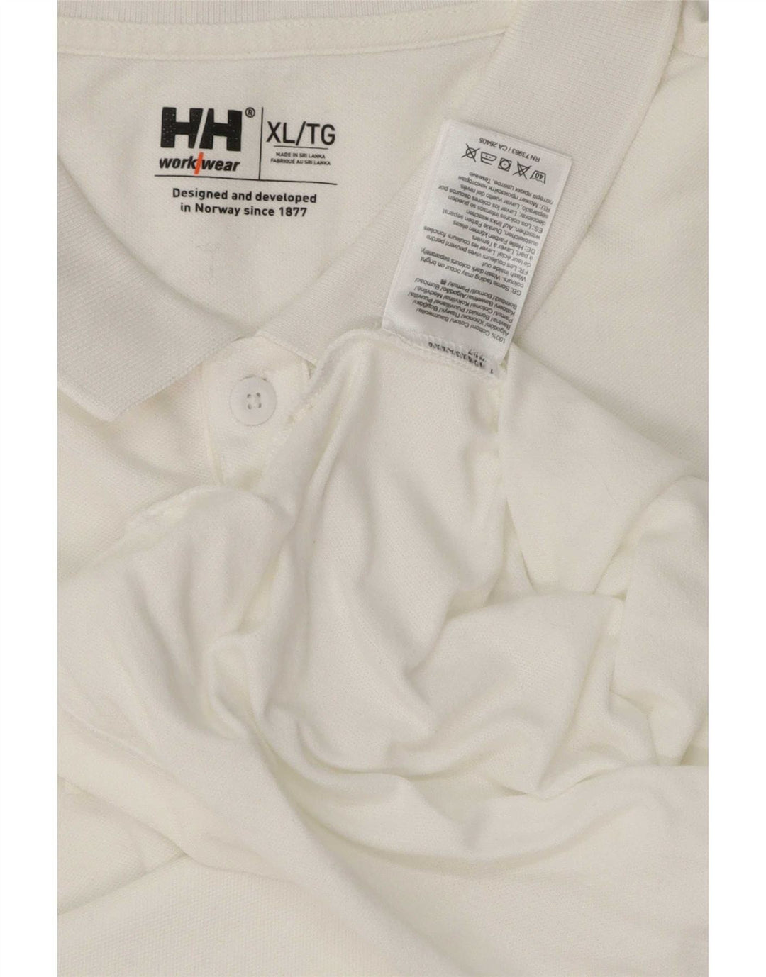 Helly Hansen muška polo majica XL bijeli pamuk