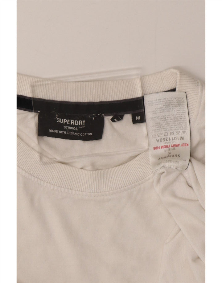 SUPERDRY muška majica kratkih rukava Srednje bijeli pamuk