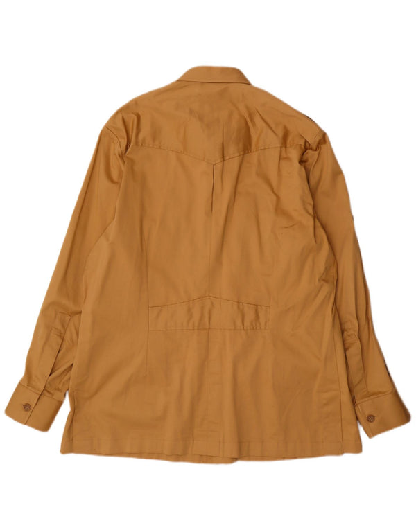 Vintage muška vojna košulja velika bež