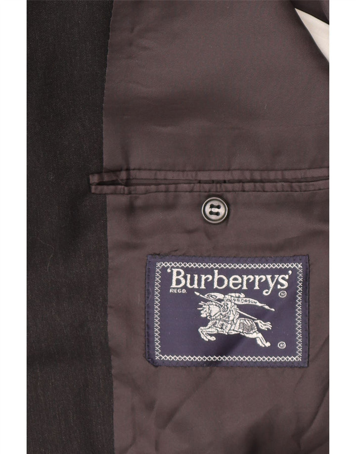 Burberrysova muška jakna s 3 gumba IT 52 velika siva vuna
