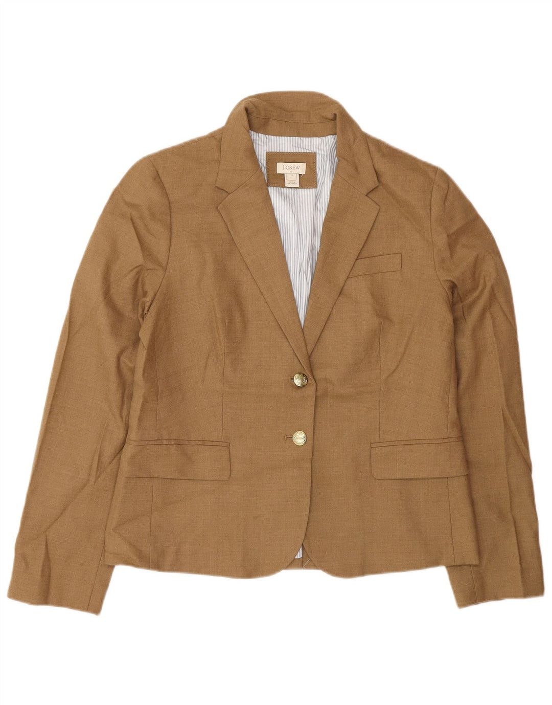 J. Crew Ženska jakna s 2 gumba US 12 Large Beige Wool