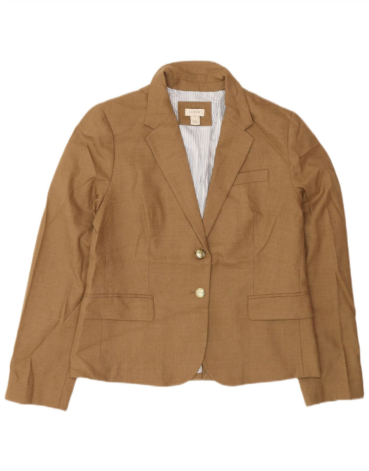 J. Crew Ženska jakna s 2 gumba US 12 Large Beige Wool