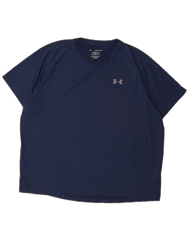 Under Armour muška majica kratkih rukava 2XL tamnoplavi poliester