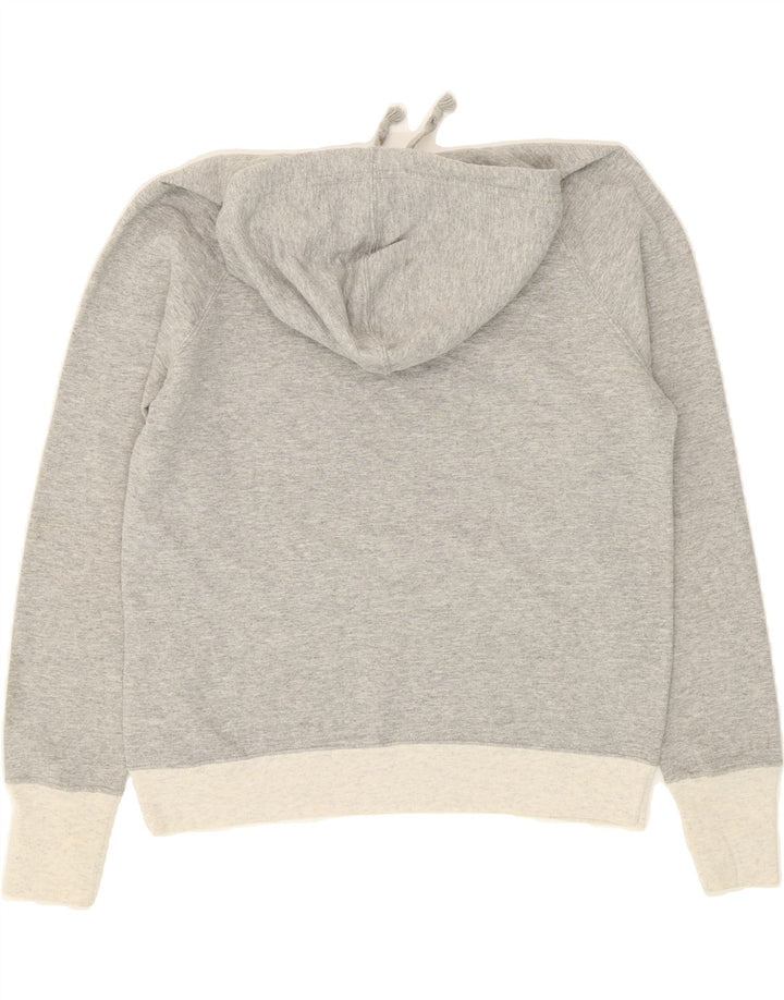 CHAMPION Womens Graphic Hoodie Jumper UK 10 Small Grey Polyester Vintage Champion and Second-Hand Champion from Messina Hembry 