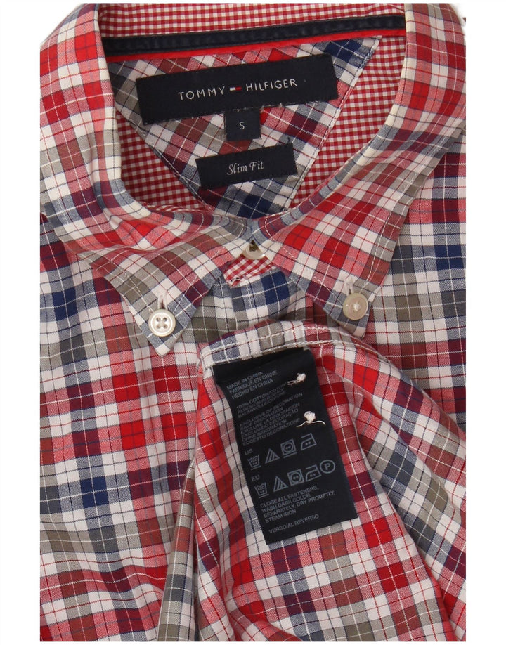 Tommy Hilfiger muška uska košulja malenog šarenog pamuka