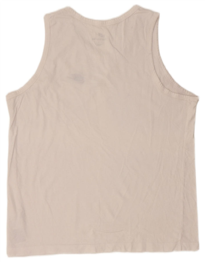 Nike Muški gornji dio prsluka Large White Cotton