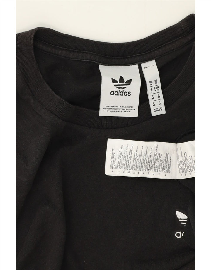 ADIDAS muška majica kratkih rukava Srednji crni pamuk