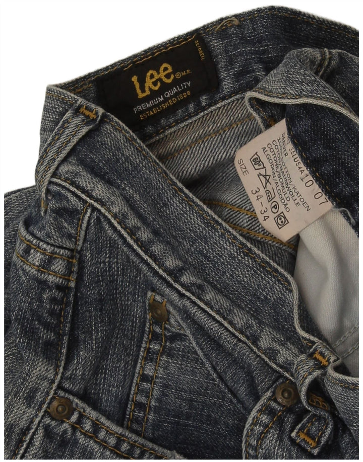 Lee Mens Denver Bootcut traperice W34 L34 tamnoplavi pamuk