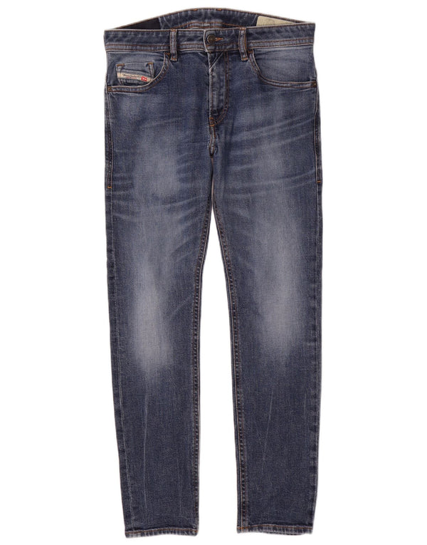 Diesel Mens Skinny Jeans W32 L31 Blue Cotton