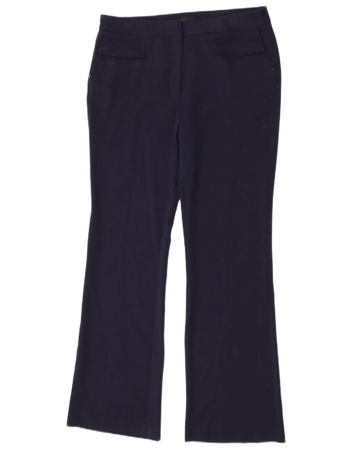 Zara ženske ležerne hlače Bootcut XL W32 L34 tamnoplavi poliester