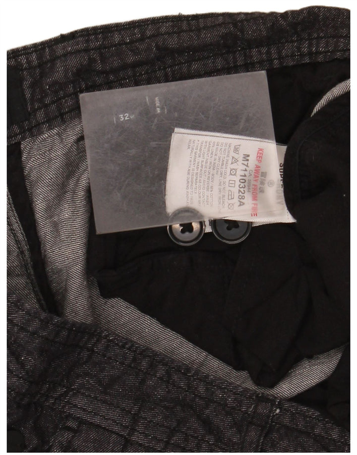 Superdry muške chino kratke hlače W32 srednje sivi pamuk