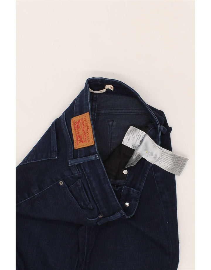 LEVI'S Womens 712 Slim Jeans W26 L30 Blue Cotton Vintage Levi's and Second-Hand Levi's from Messina Hembry 