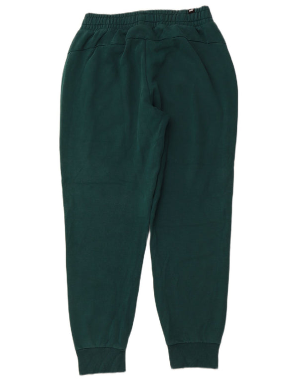 PUMA Mens Tracksuit Trousers Joggers Medium  Green Cotton