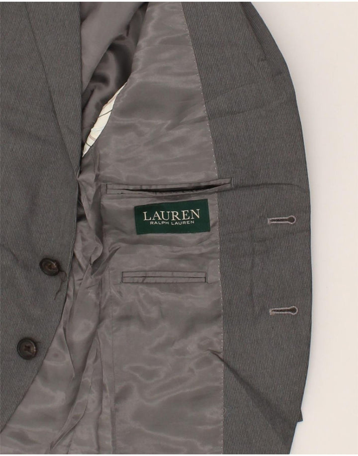 RALPH LAUREN Boys 2 Button Blazer Jacket 4-5 Years Grey Vintage Ralph Lauren and Second-Hand Ralph Lauren from Messina Hembry 