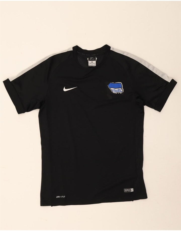 Nike Dri Fit Graphic T-Shirt Top srednji crni poliester