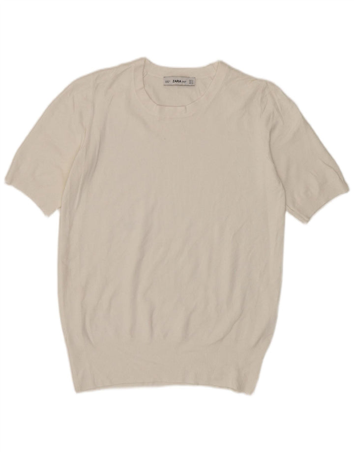 Zara ženska majica kratkih rukava UK 10 Small White