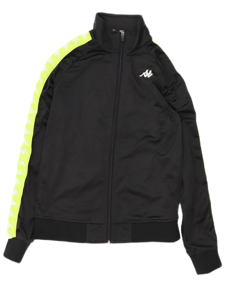 KAPPA Boys Graphic Puna trenirka 15-16 godina crna poliester u boji