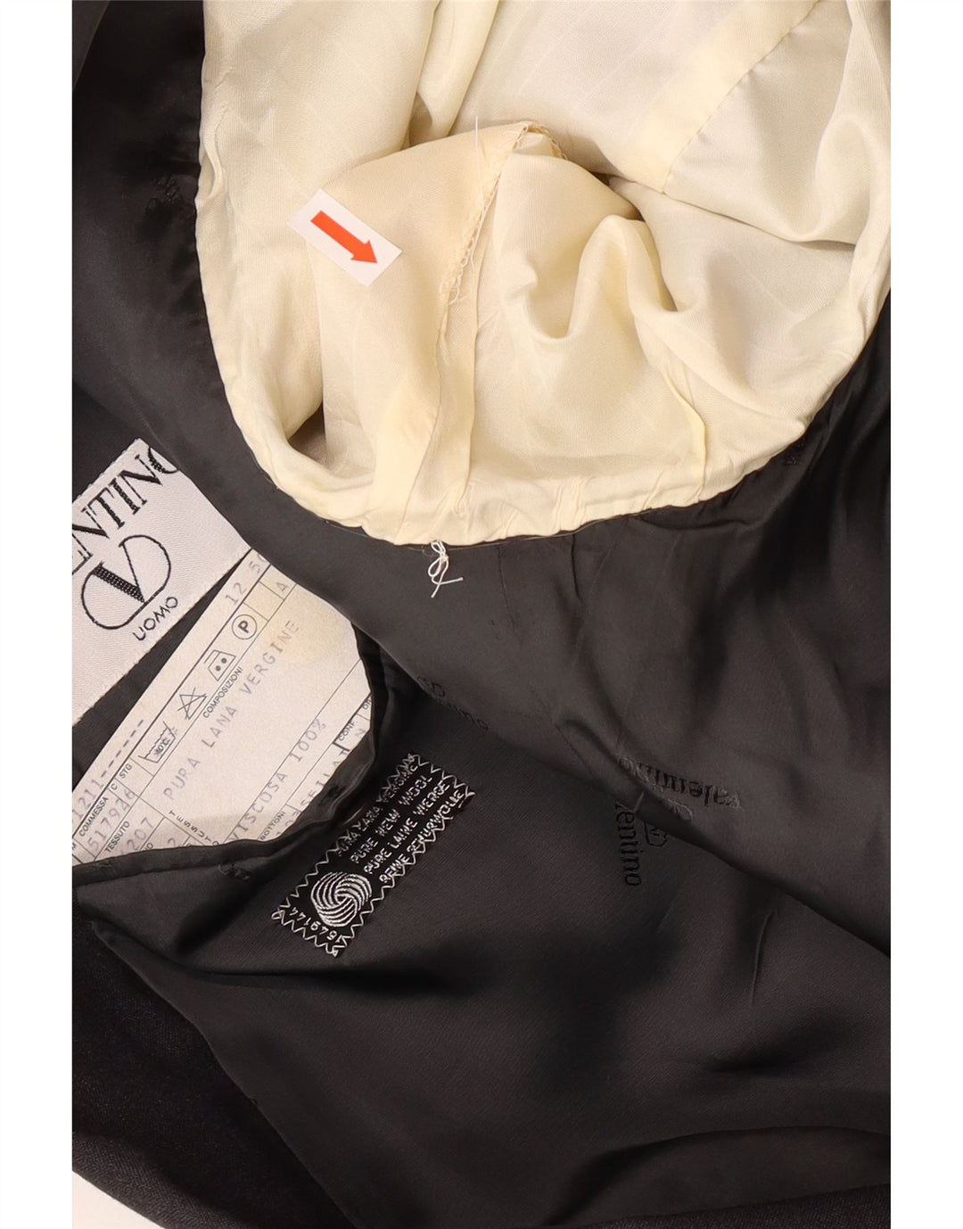 VALENTINO Muško dvodijelno odijelo s dvorednim kopčanjem IT 50 Large W34 L30 Siva