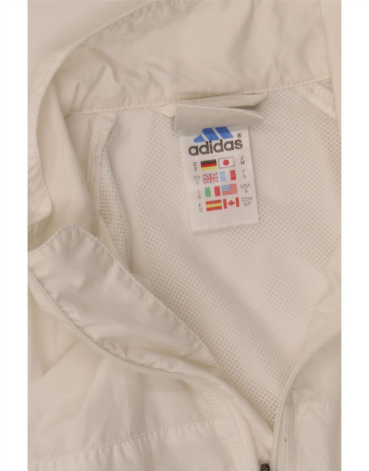 Adidas muška gornja jakna trenirke mala bijela poliester