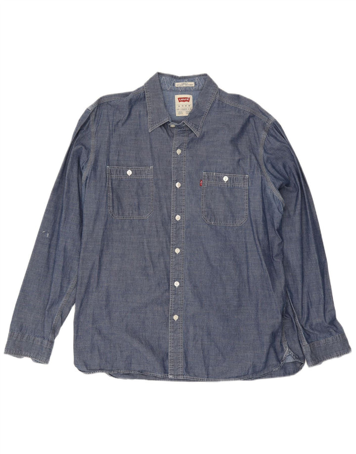 Levi's muška standardna košulja XL tamnoplava