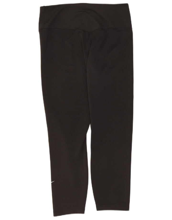 Nike ženske Dri Fit tajice UK 12 srednje crne